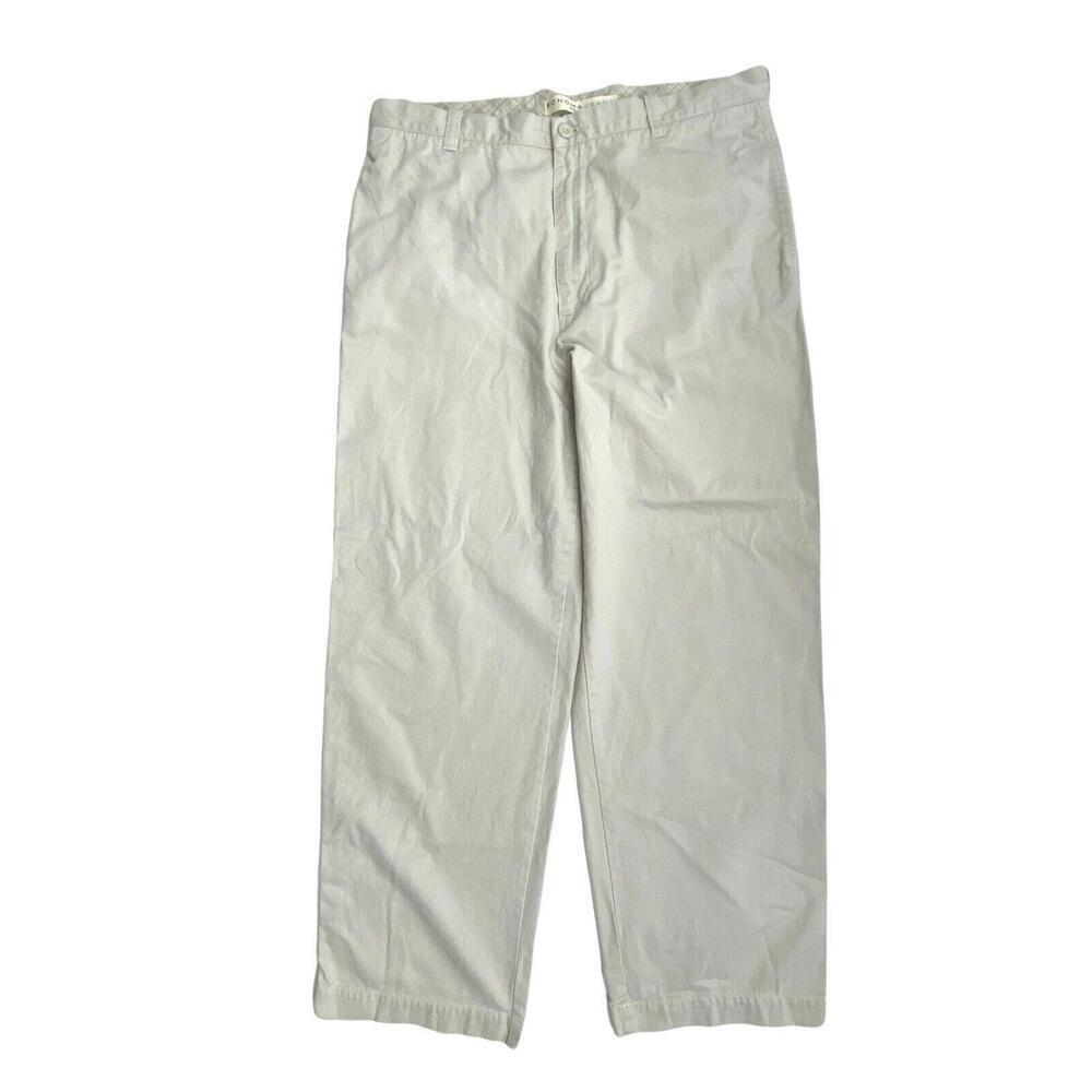 Sonoma Straight Leg Men's size 36x32 Light Wash Khaki Beige Chino Pants